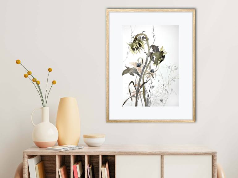 Original Floral Painting by Alisa Diakova