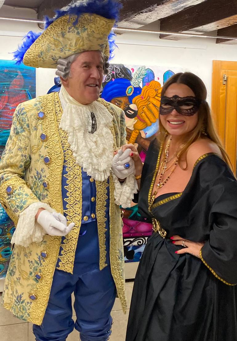 Original Expressionism Erotic Painting by Madlen Shadorina