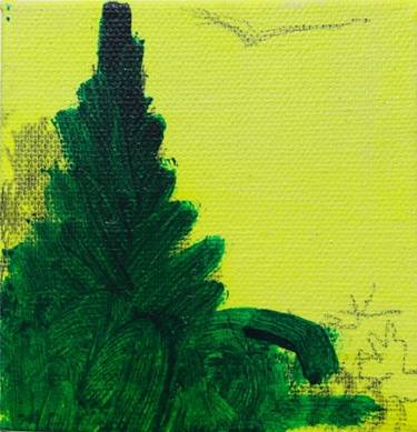 Original Abstract Tree Paintings by Sang Sam Park