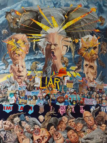 Print of Figurative Politics Paintings by Raymond Lawler