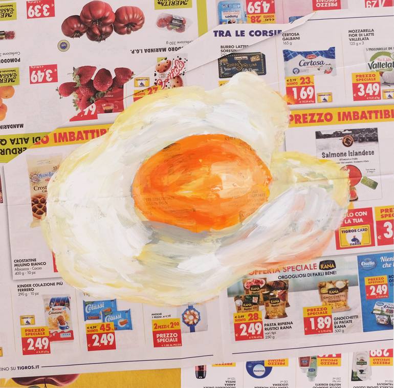 Original Abstract Still Life Painting by Kelly Ngshah
