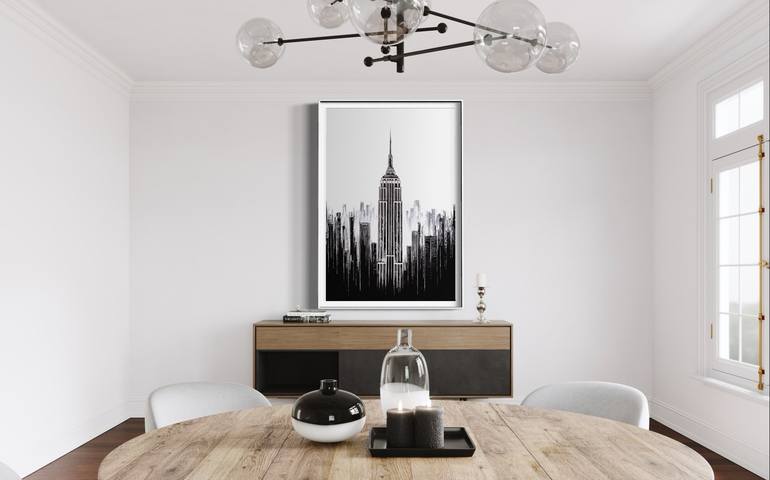 Original Minimalism Cities Printmaking by SOUL SISTERS STUDIO