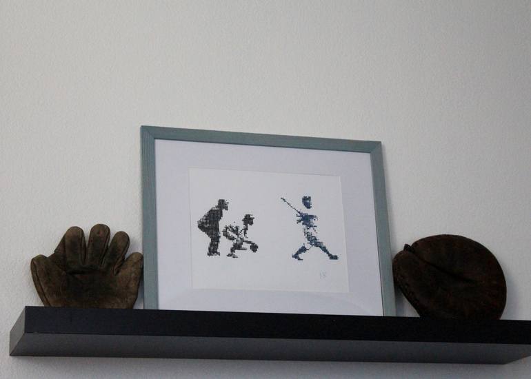 Original Minimalism Sports Painting by Nick Rummel