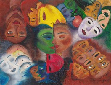 Print of Figurative Women Paintings by Rachna Parangath