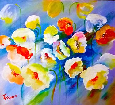 Print of Floral Paintings by Redhola Muzny