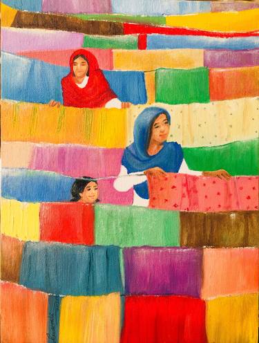 Print of World Culture Paintings by Swarnali Singh