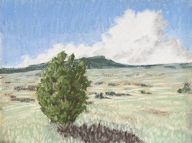 Original Impressionism Landscape Drawings by Ian Langham