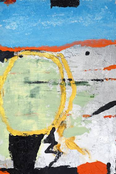 Original Abstract Expressionism Abstract Painting by Divyang Pandya