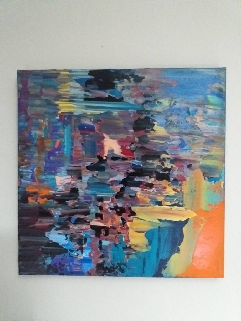 Original Abstract Expressionism Abstract Painting by Umut KUTBAY