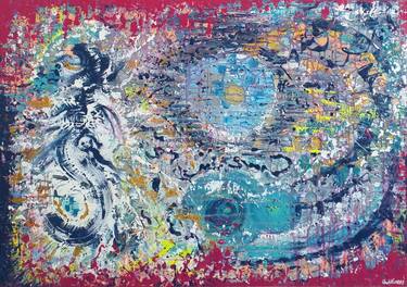 Original Abstract Expressionism Abstract Paintings by Umut KUTBAY