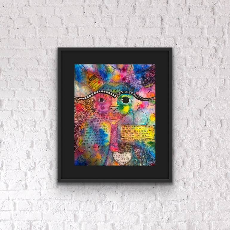 Original Illustration Abstract Painting by Shawnta Campbell Williams