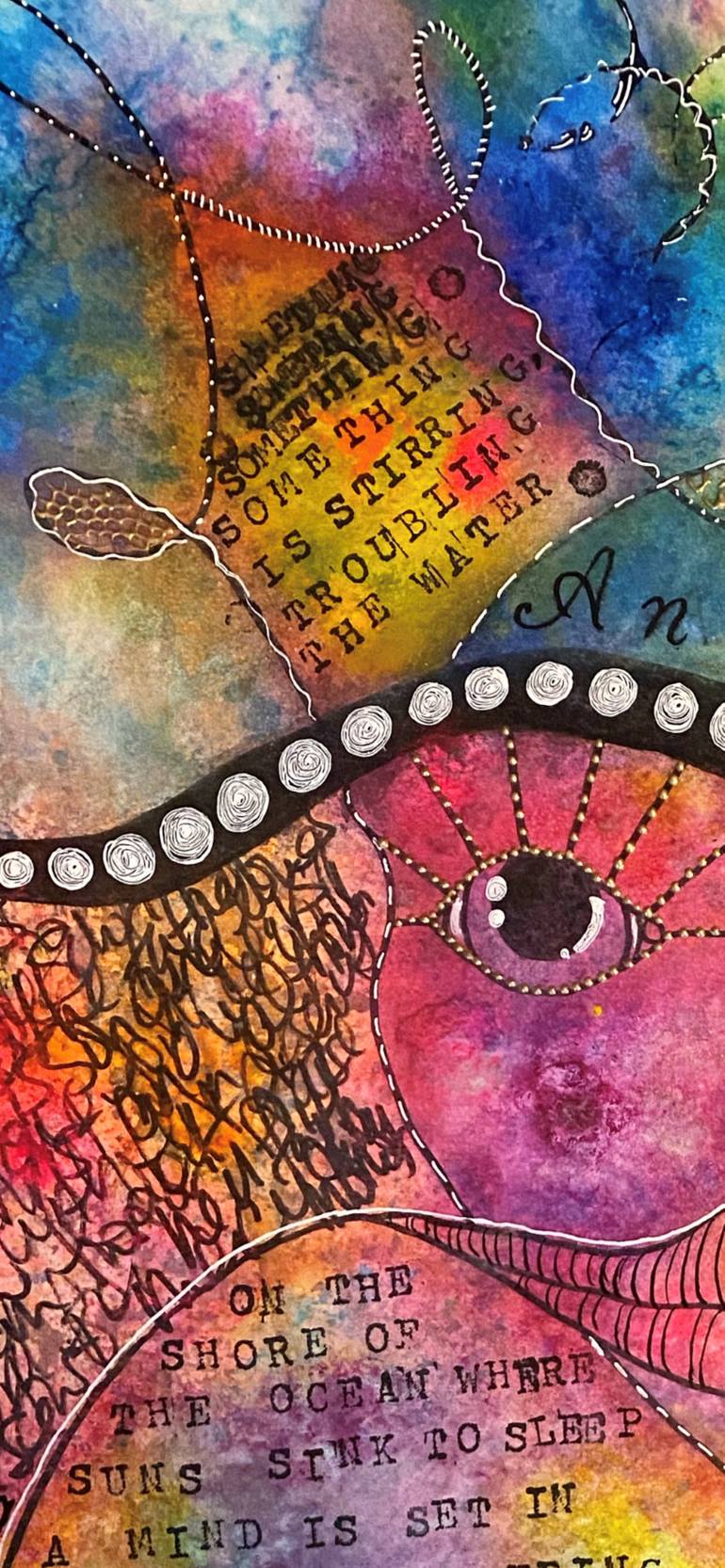 Original Illustration Abstract Painting by Shawnta Campbell Williams