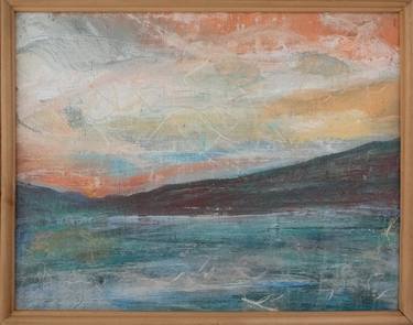 Original Abstract Expressionism Landscape Mixed Media by Joan Gundersen
