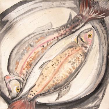 Original Fine Art Fish Paintings by Joan Gundersen