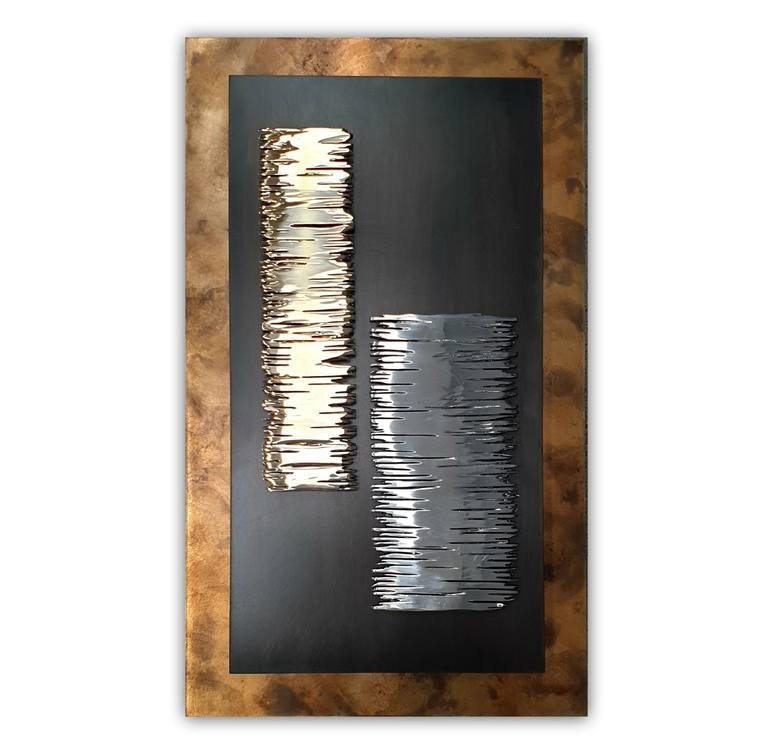 Original Abstract Wall Sculpture by DAVIDE FOLETTI