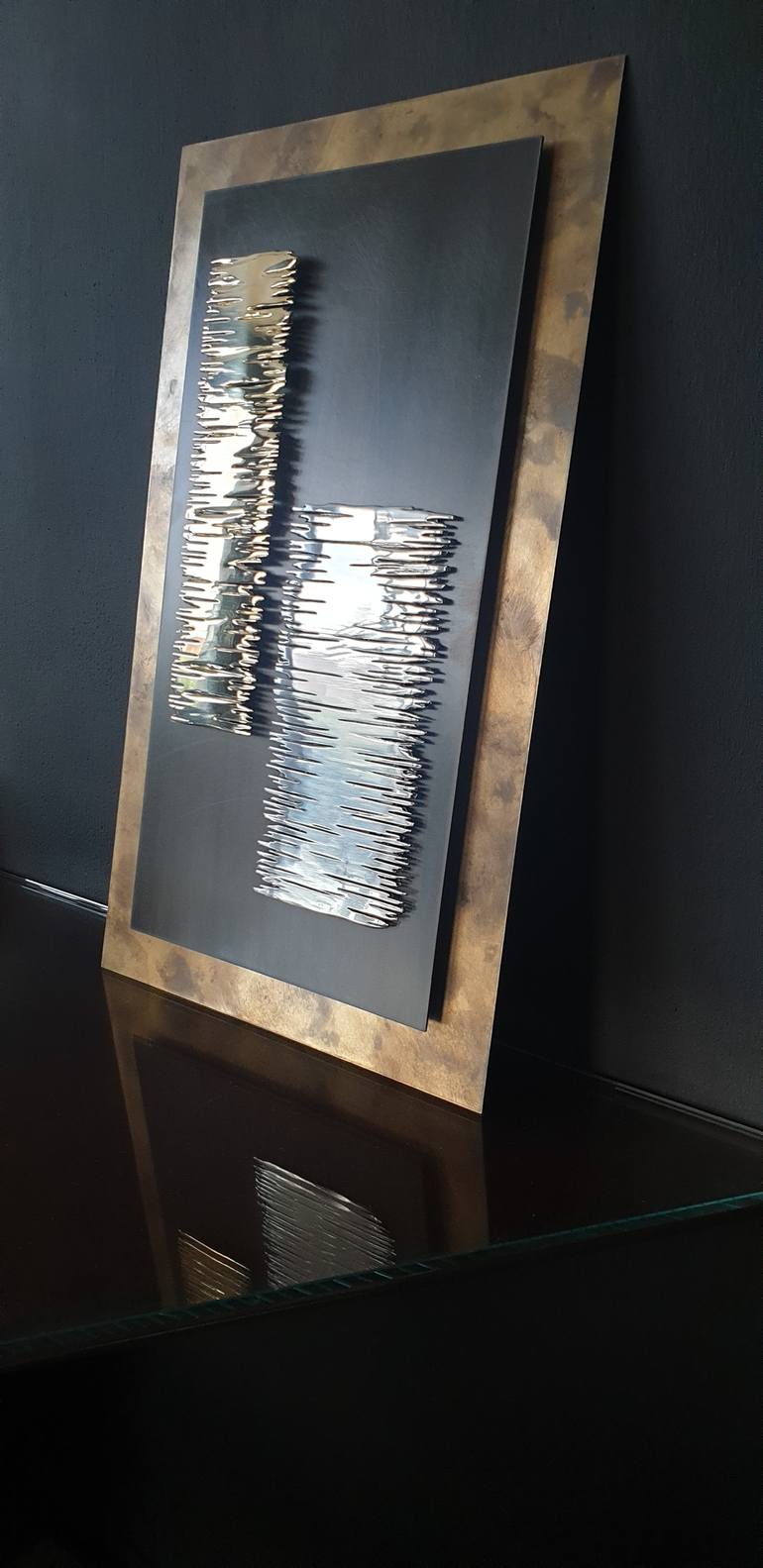 Original Abstract Wall Sculpture by DAVIDE FOLETTI