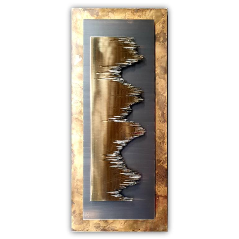 Original Abstract Wall Sculpture by DAVIDE FOLETTI