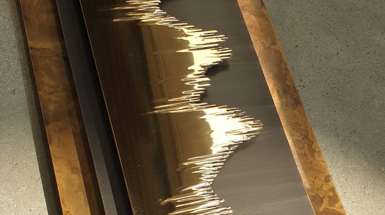 Original Abstract Wall Sculpture by Davide Foletti