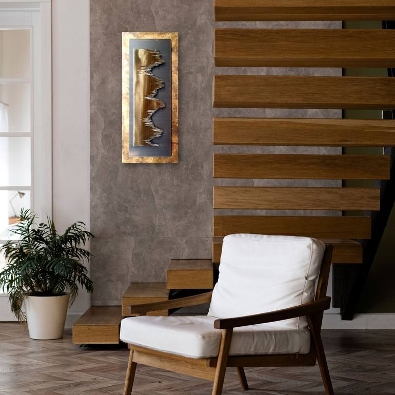 Original Abstract Wall Sculpture by Davide Foletti