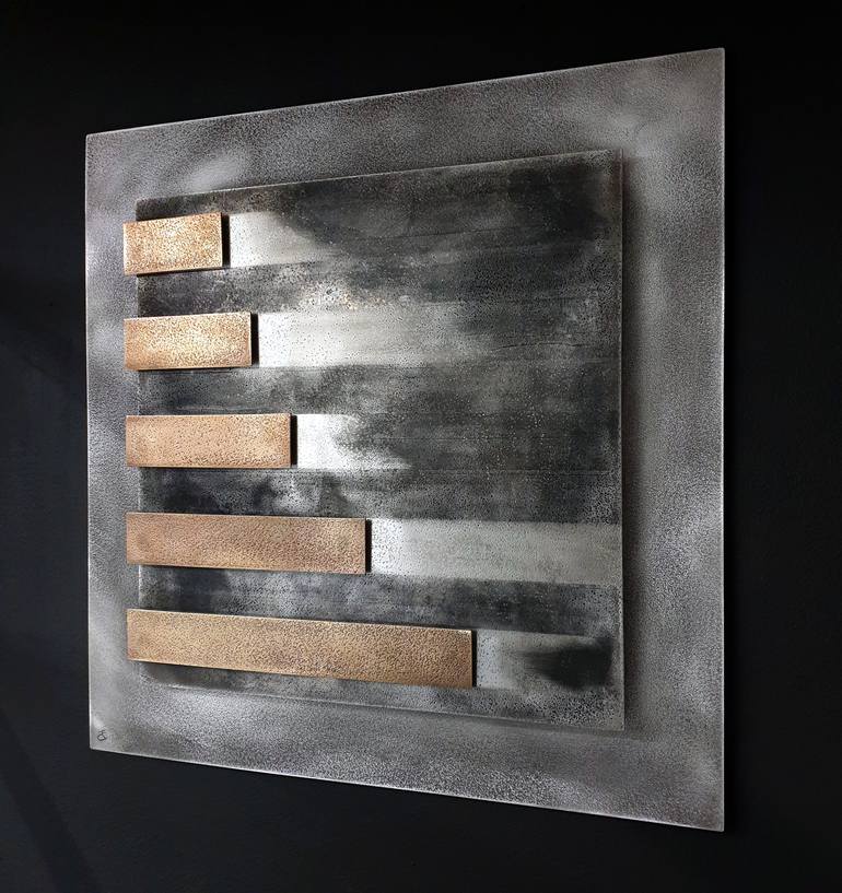 Original Abstract Expressionism Abstract Sculpture by DAVIDE FOLETTI