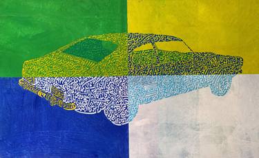 Abstract Calligraphy 1976 Ford Capri GT thumb