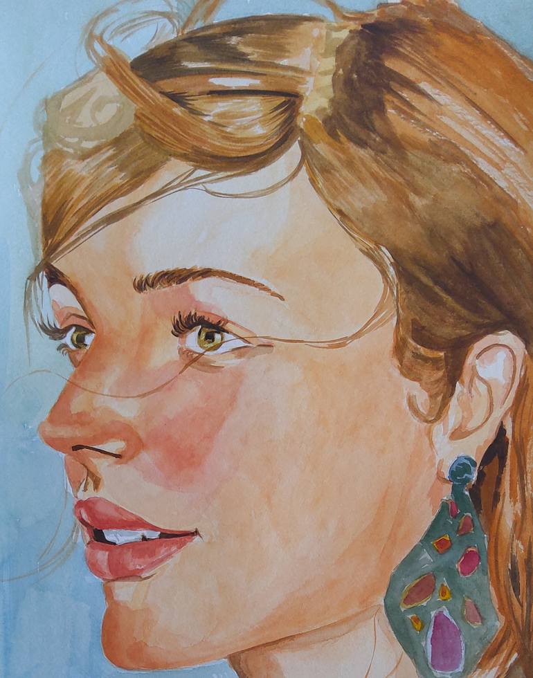 Original Portrait Painting by Meha Chaturvedi