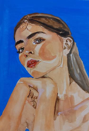 Print of Portrait Paintings by Meha Chaturvedi