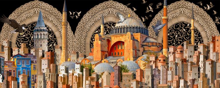Original Abstract Architecture Digital by Semih Celebi