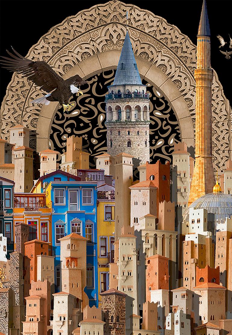 Original Abstract Architecture Digital by Semih Celebi