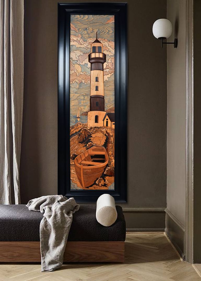 Original Figurative Seascape Installation by Semih Celebi