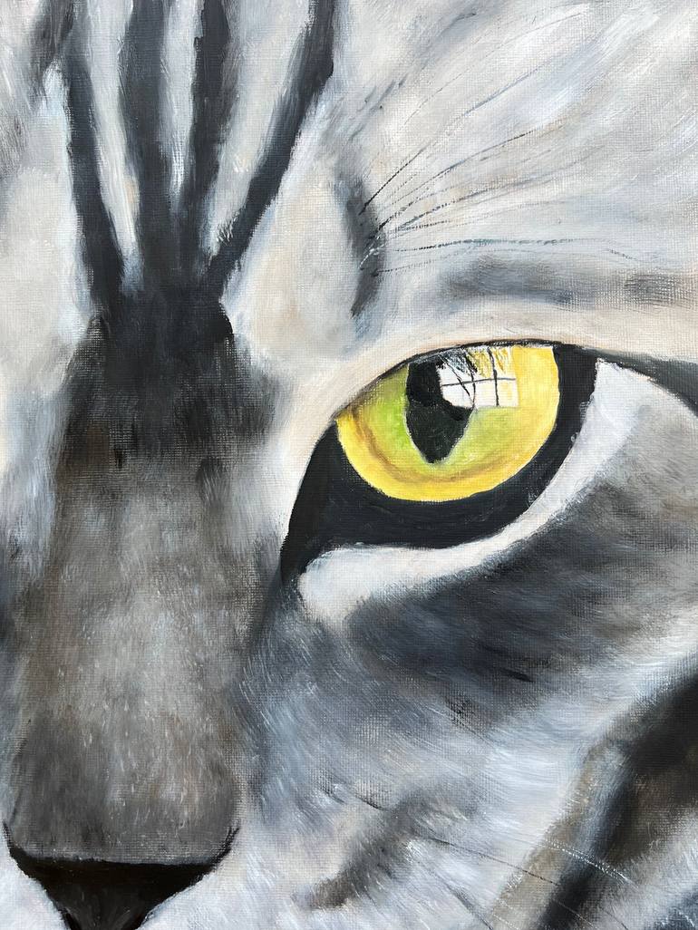 Original Realism Cats Painting by Sonny Andersson