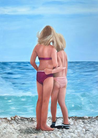Original Photorealism Beach Painting by Sonny Andersson