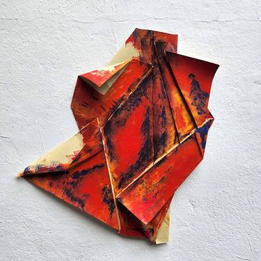 Original 3d Sculpture Abstract Painting by MJ Kasiarz