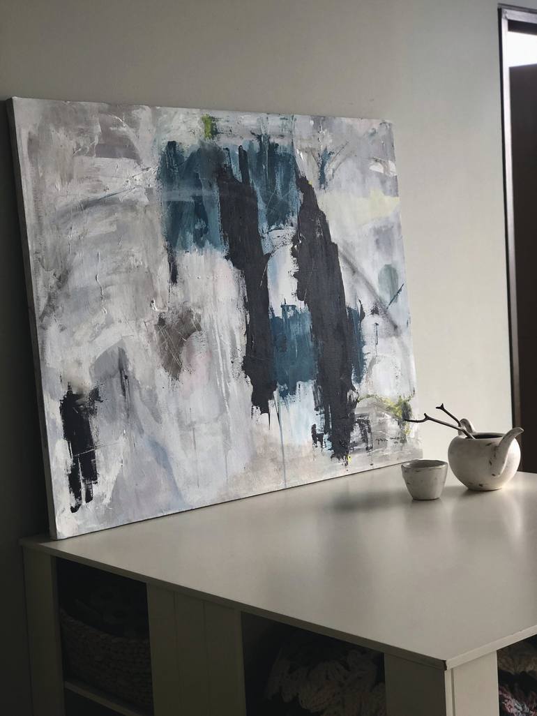 Original Fine Art Abstract Painting by Jessica Lewin