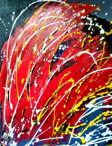 Original Abstract Expressionism Abstract Paintings by Mukta Chowdhury