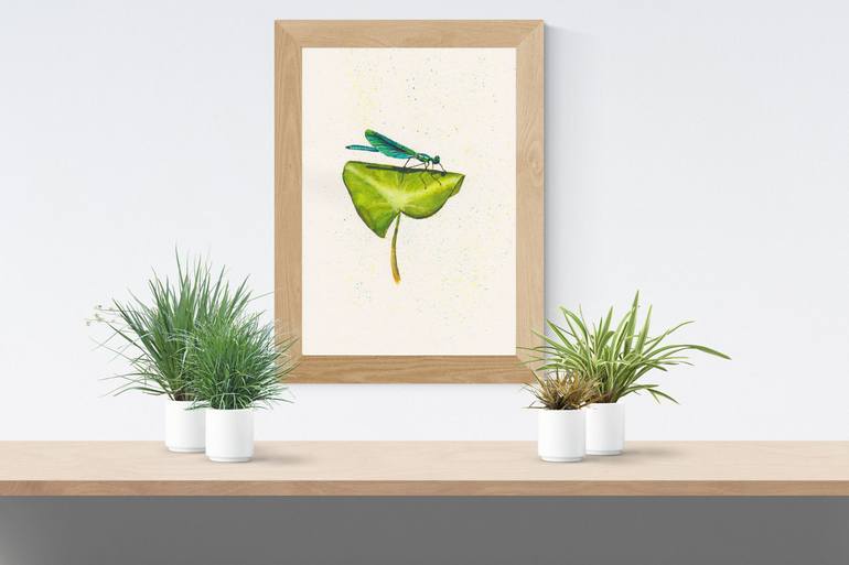 Original Illustration Nature Painting by Natallia Palcheuskaya