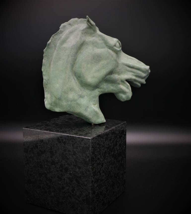 Original Figurative Horse Sculpture by Peter Stuttard