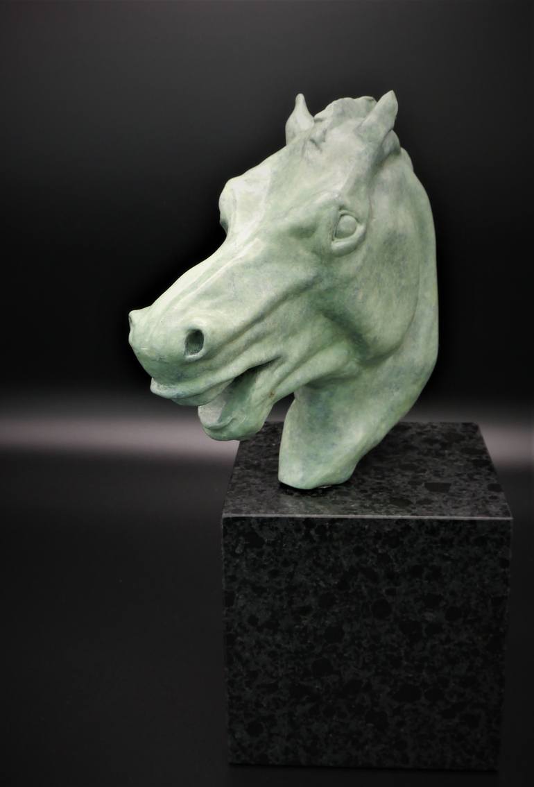 Original Figurative Horse Sculpture by Peter Stuttard