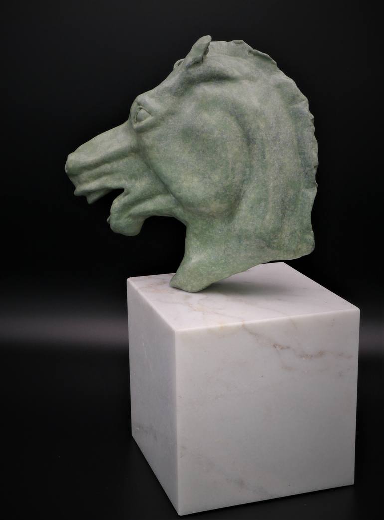 Original Figurative Horse Sculpture by Peter Stuttard