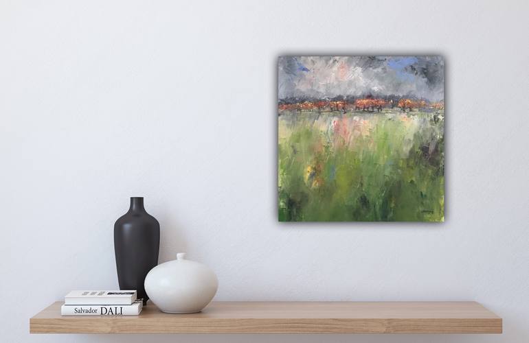 Original Abstract Landscape Painting by Andrew Moodie