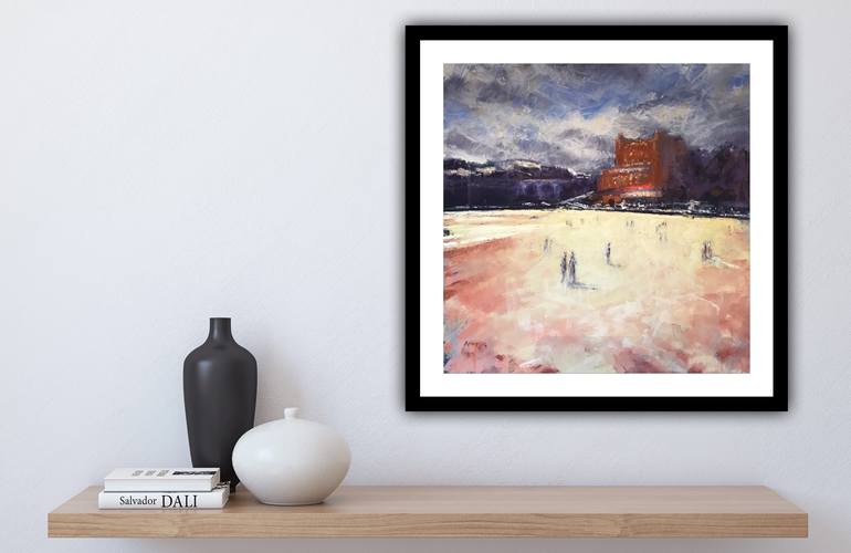 Original Expressionism Beach Drawing by Andrew Moodie