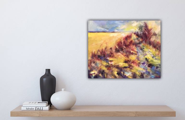 Original Abstract Landscape Painting by Andrew Moodie