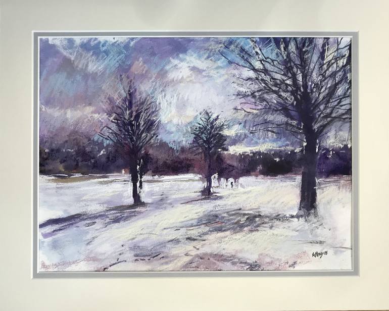 Original Impressionism Landscape Drawing by Andrew Moodie