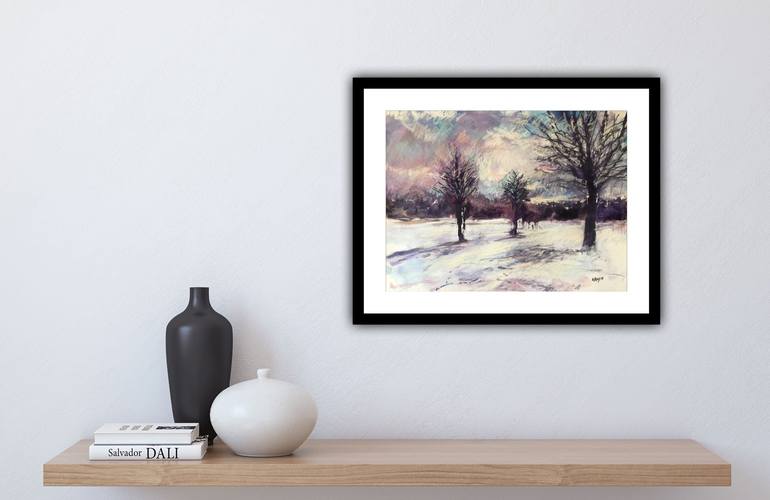 Original Impressionism Landscape Drawing by Andrew Moodie