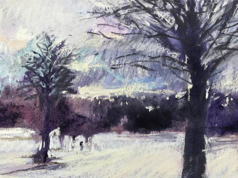 Original Impressionism Landscape Drawing by Andrew Moodie