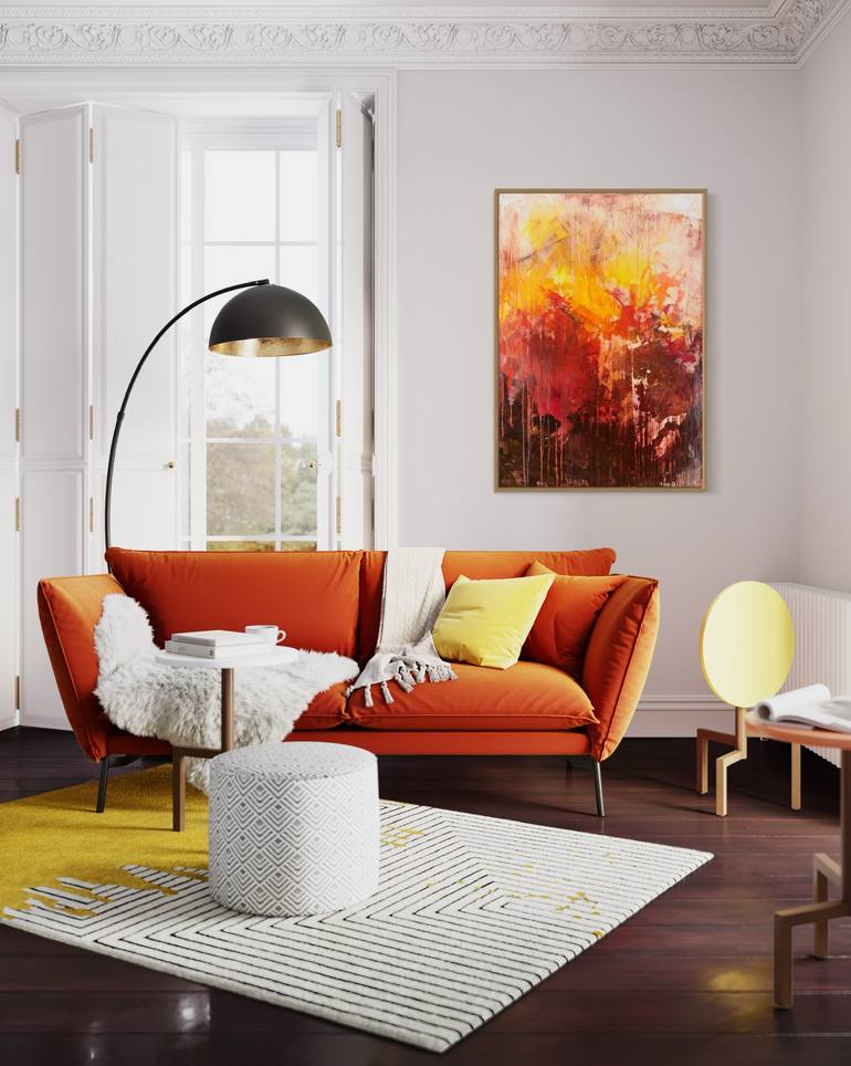 Original Abstract Painting by Joanna Wietrzycka