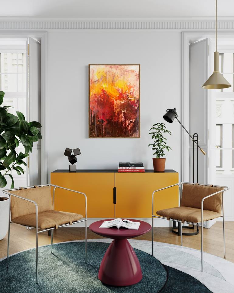 Original Abstract Painting by Joanna Wietrzycka