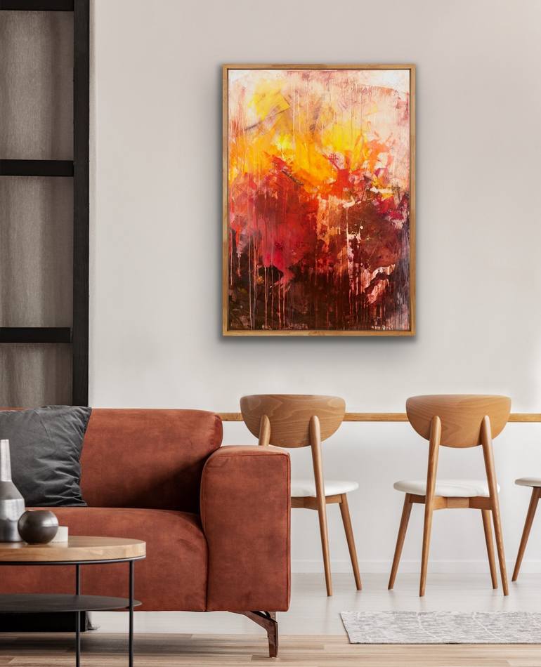 Original Abstract Painting by Joanna Wietrzycka