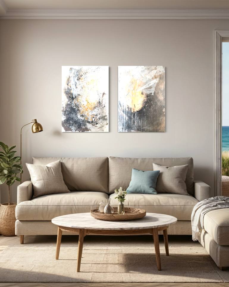 Original Abstract Painting by Joanna Wietrzycka