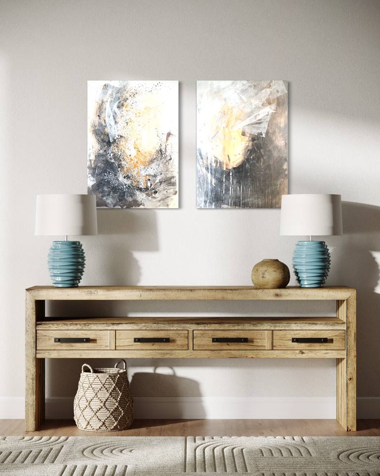 Original Abstract Painting by Joanna Wietrzycka